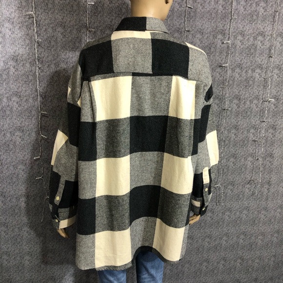 Zara Plaid Flannel Shirt - Picture 3 of 8